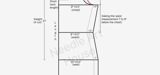 Regular kurti cutting with body measurement 8 regular kurti 3 e1749361095624