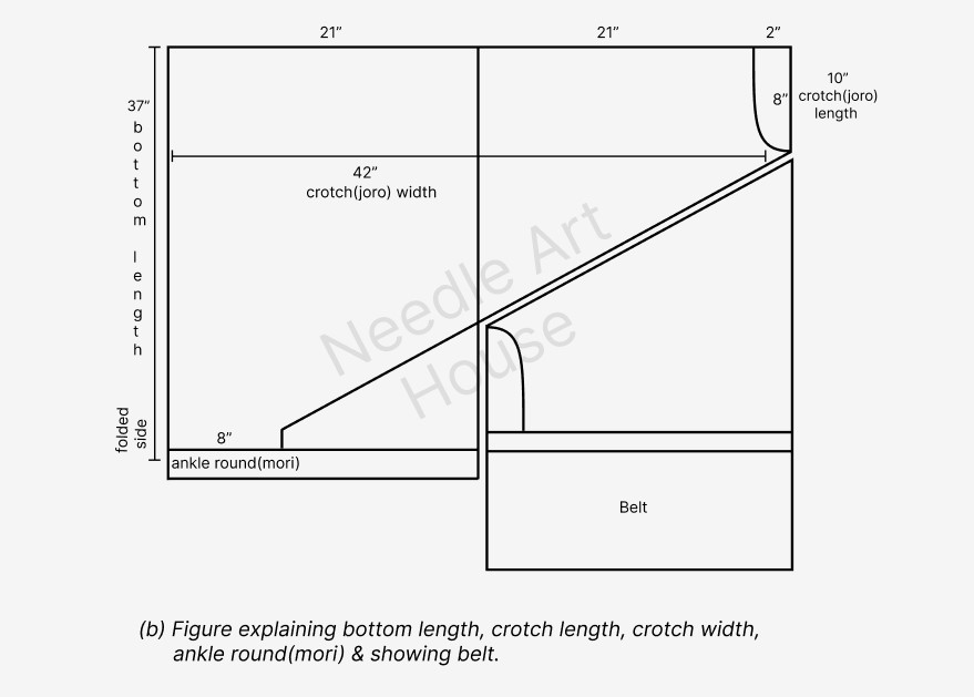 Full Patiala/Khajuri Salwar Cutting