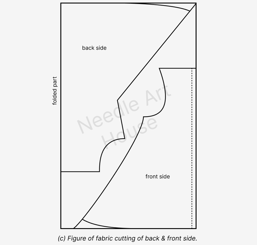 A-Line Cut Kurti Cutting Method